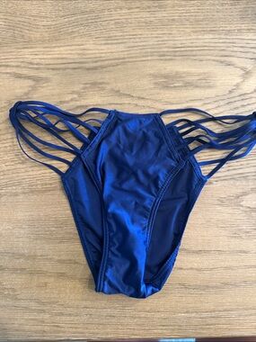 Victoria's Secret Royal Blue Strappy Bikini Panty